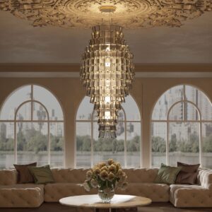 modern style glass chandelier Chimera